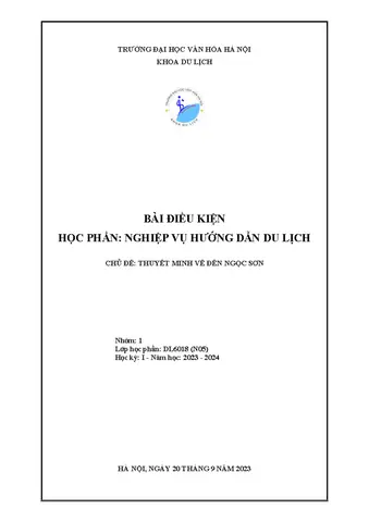 Đền Ngọc Sơn: Khám Phá Lịch Sử, Kiến Trúc Và Giá Trị Văn Hóa