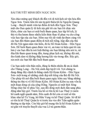 Đền Ngọc Sơn: Khám Phá Lịch Sử, Kiến Trúc Và Giá Trị Văn Hóa