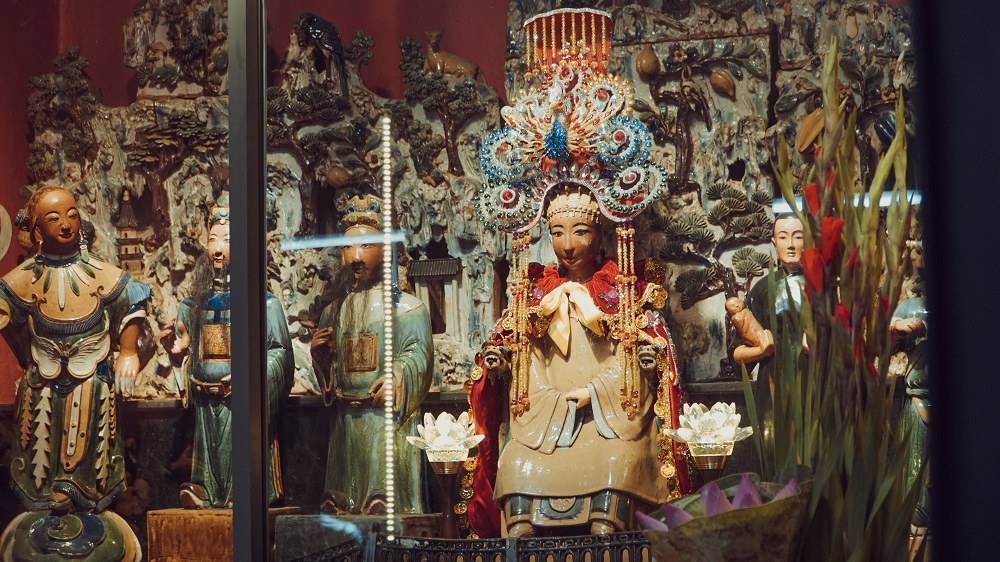 tượng ông tơ bà nguyệt chùa ngọc hoàng