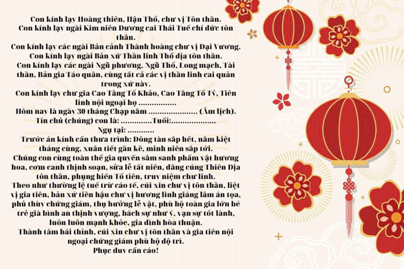 văn cúng 30 tết - Hình 5