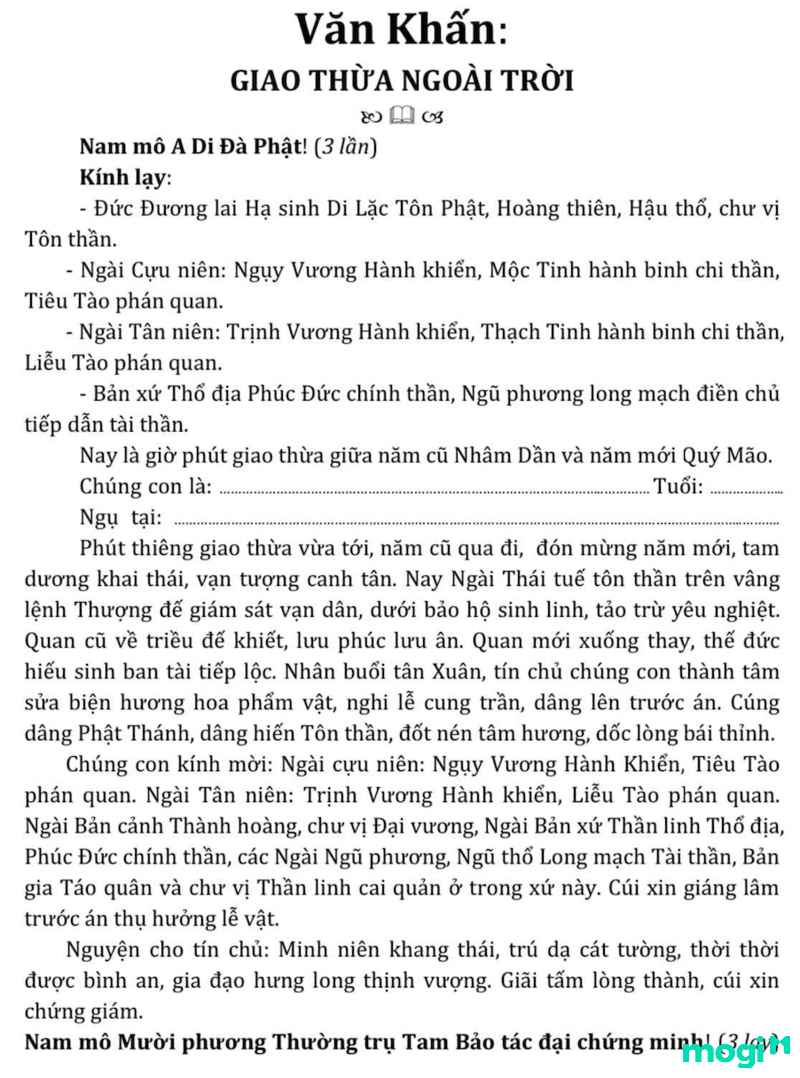 văn cúng ngoài sân - Hình 3
