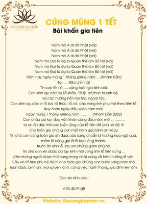 văn khấn cúng mùng 1 - Hình 2