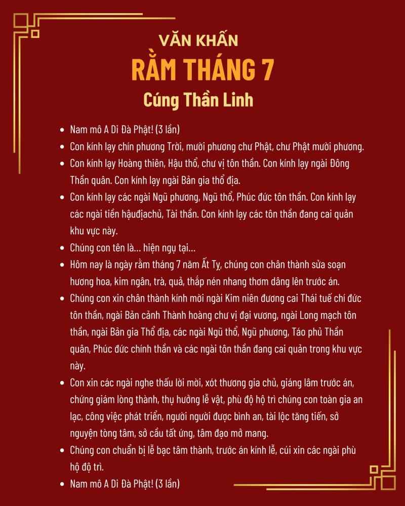 văn khấn cúng rằm tháng 7 thần linh - Hình 3