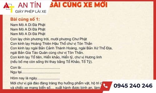 văn khấn cúng xe máy mới mua - Hình 3