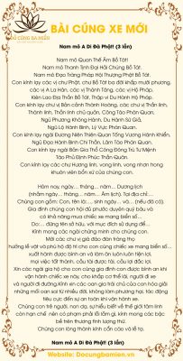 văn khấn cúng xe mới - Hình 3