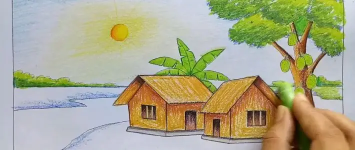 Hướng Dẫn Chi Tiết Cách Vẽ Tranh Phong Cảnh Đơn Giản Lớp 7