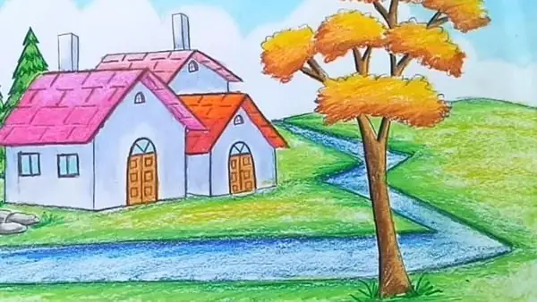 Hướng Dẫn Chi Tiết Cách Vẽ Tranh Phong Cảnh Đơn Giản Lớp 7