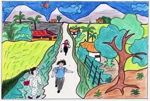 Hướng Dẫn Chi Tiết Cách Vẽ Tranh Phong Cảnh Đơn Giản Lớp 7