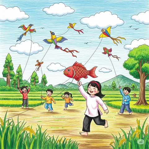 Hướng Dẫn Chi Tiết Cách Vẽ Tranh Trò Chơi Dân Gian Hướng Dẫn Chi Tiết Cách Vẽ Tranh Trò Chơi Dân Gian