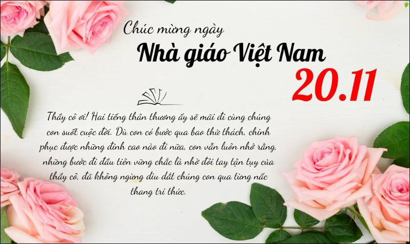 xã luận về ngày 20 11 - Hình 3