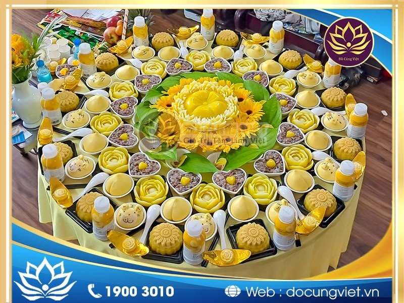 xôi chè cúng đầy tháng bé trai - Hình 5