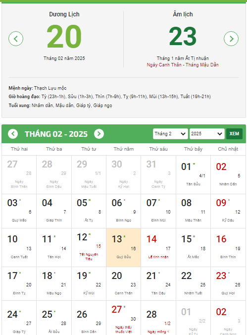 20 tháng 2 là ngày gì - Hình 2