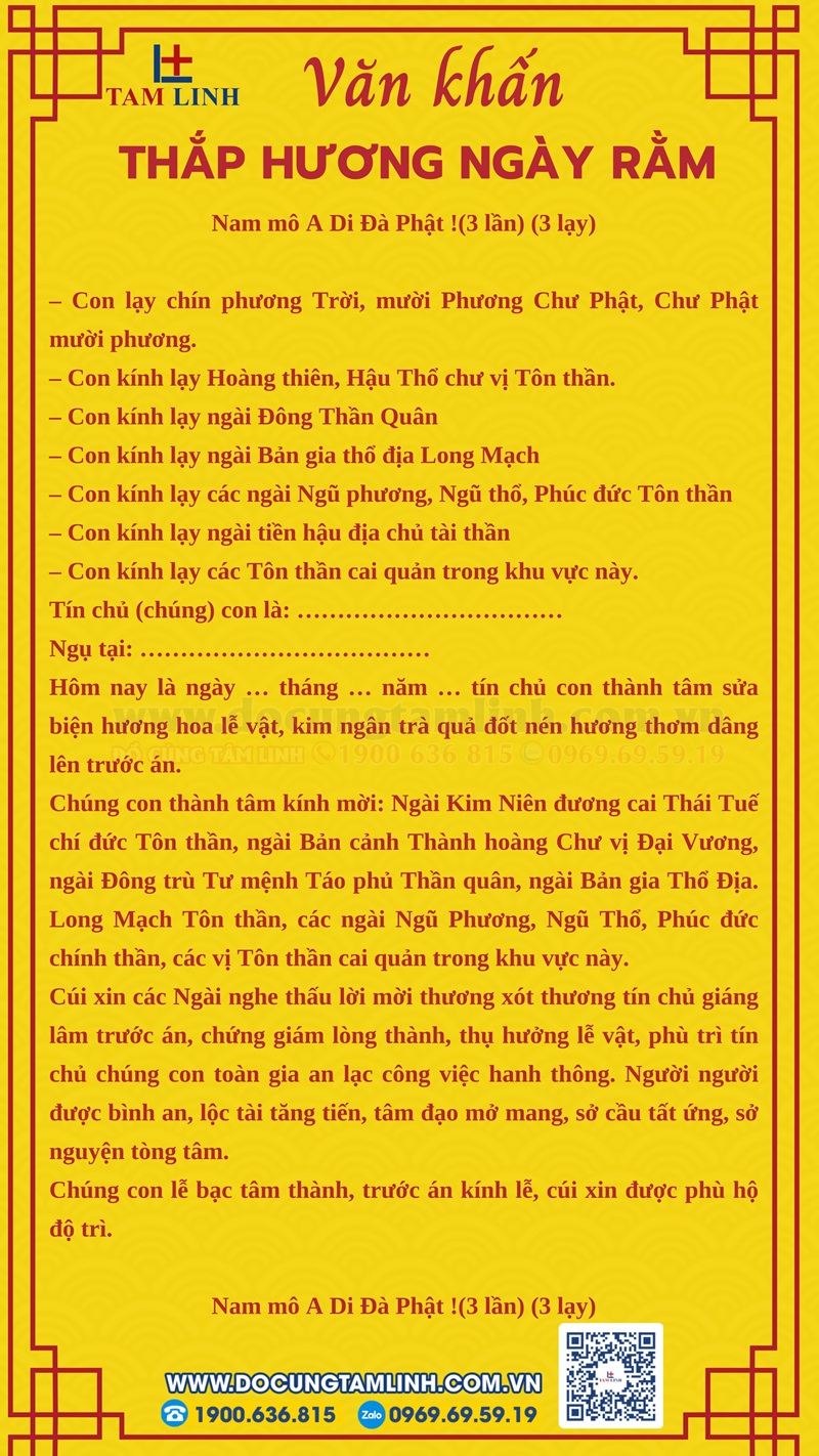 bài cúng rằm mùng 1 hàng tháng - Hình 3