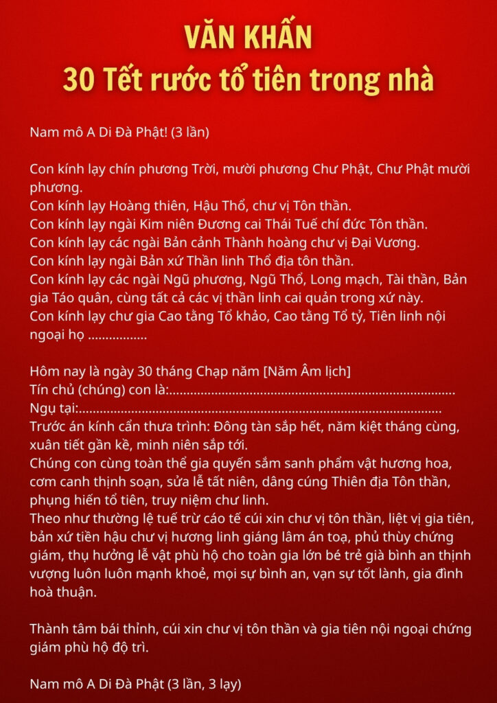bài cúng tất niên 30 tết - Hình 3
