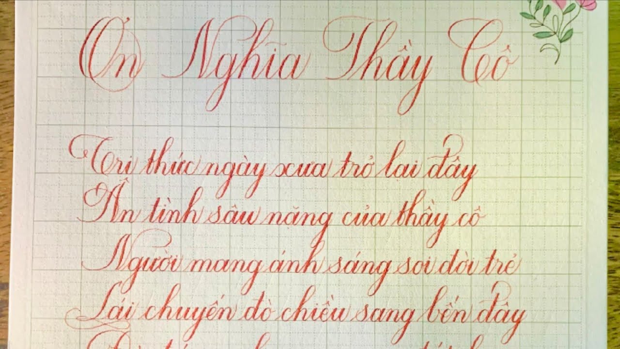 bài thơ ơn nghĩa thầy cô - Hình 3