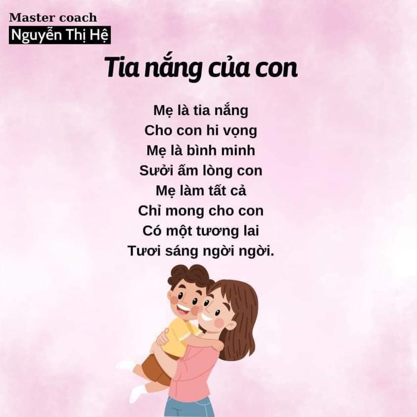 bài thơ về mẹ cho trẻ mầm non - Hình 4