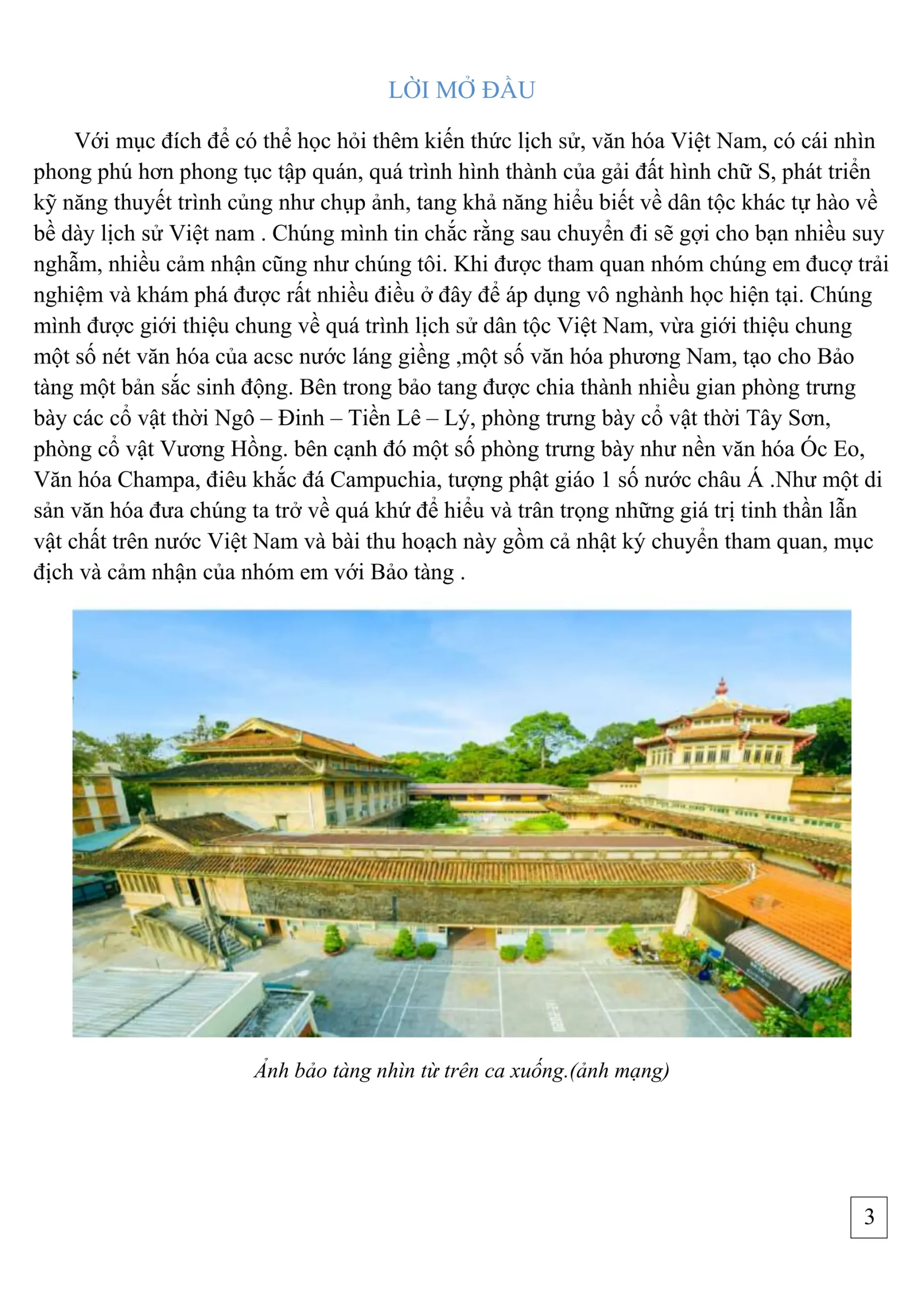 bài thu hoạch bảo tàng lịch sử quốc gia - Hình 2