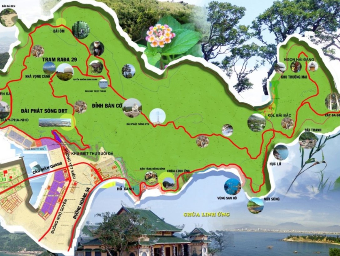 bản đồ bán đảo sơn trà