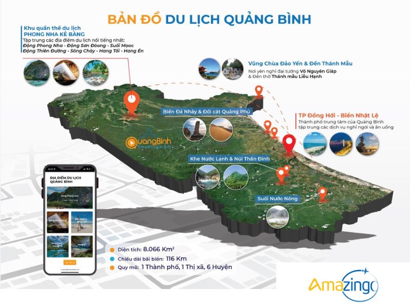 bản đồ du lịch quảng bình
