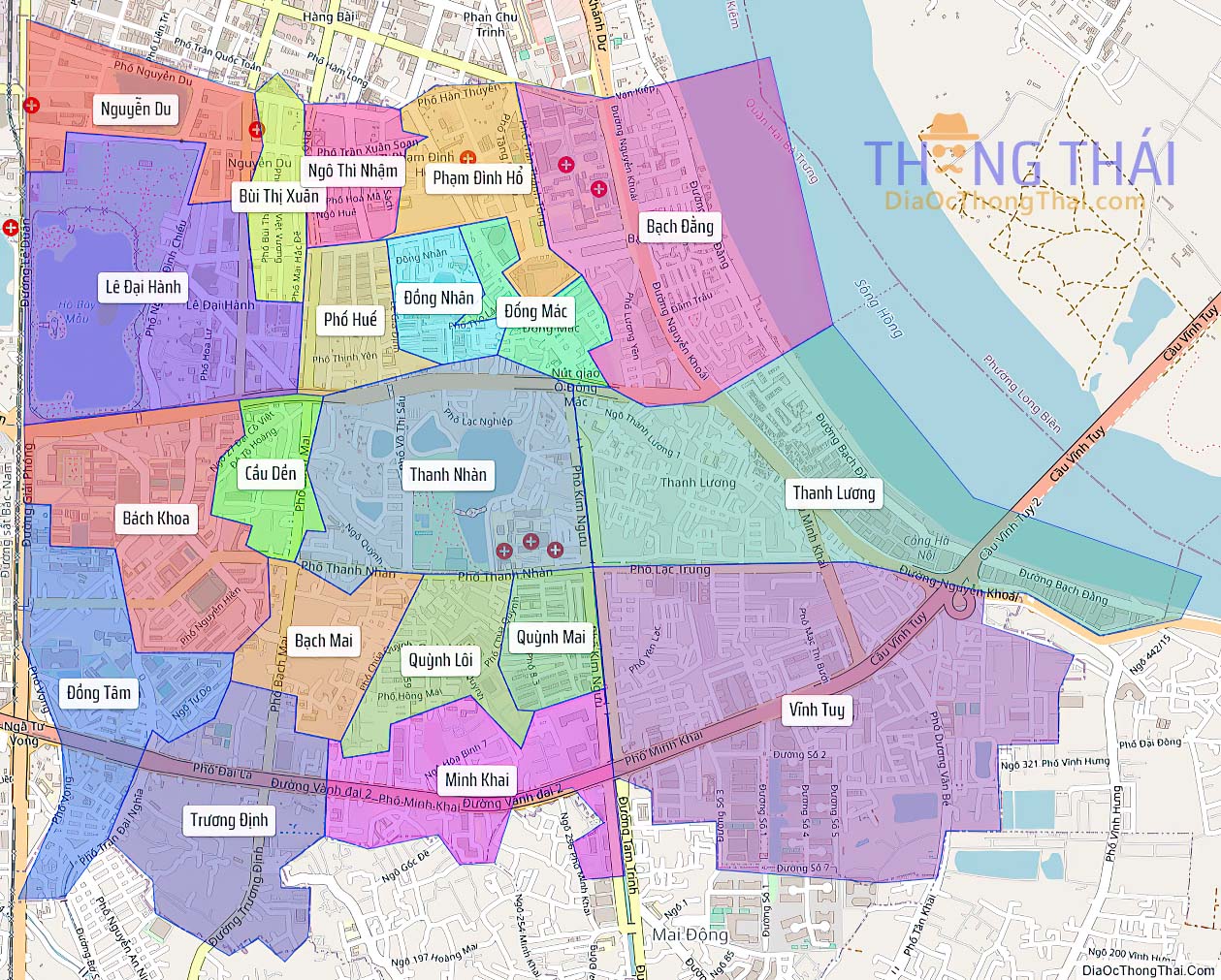 bản đồ quận hai bà trưng - Hình 4