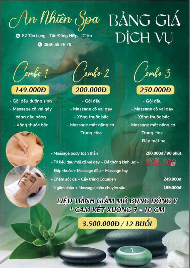bảng giá gội đầu dưỡng sinh - Hình 3