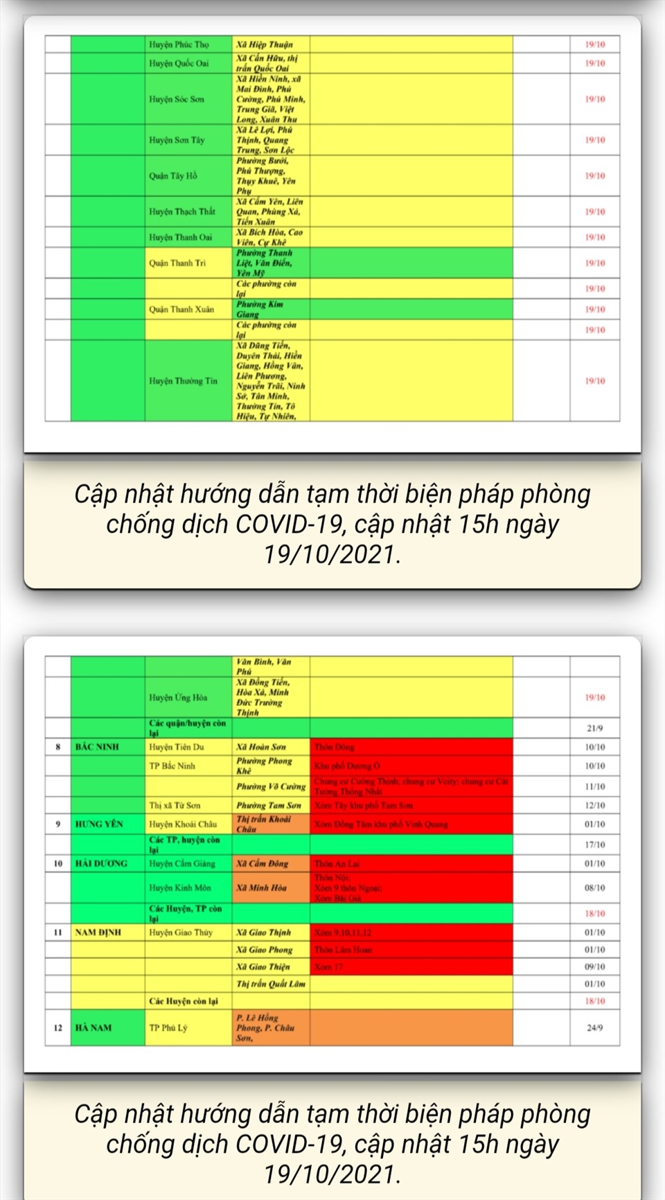 bảng màu vùng dịch hải phòng - Hình 5