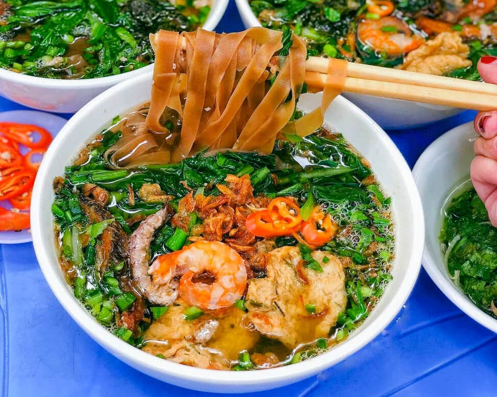 bánh đa cua hải phòng ở hà nội