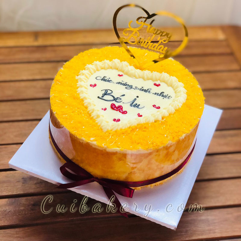 bánh gato bông lan trứng muối - Hình 4