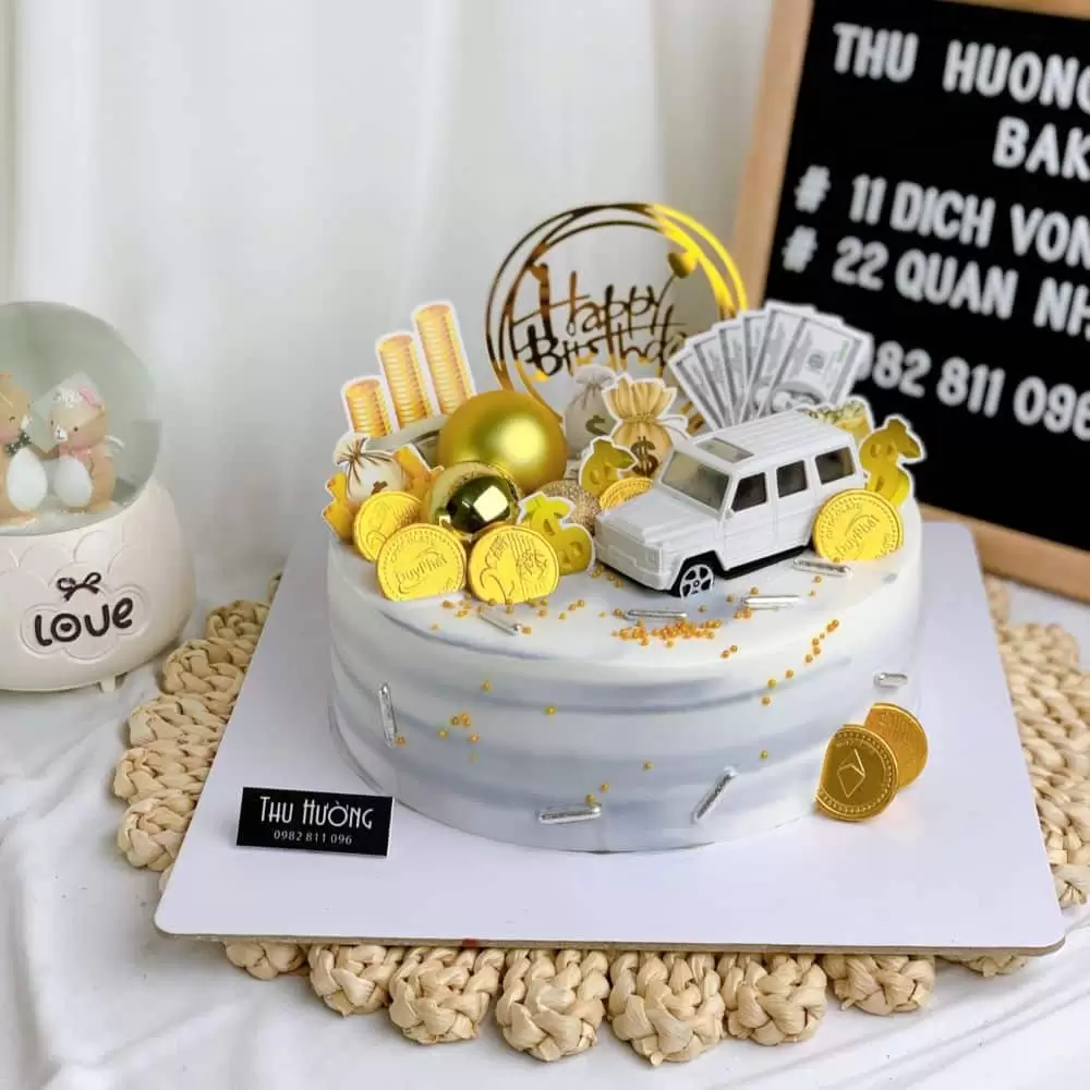 bánh kem sinh nhật sang trọng - Hình 4