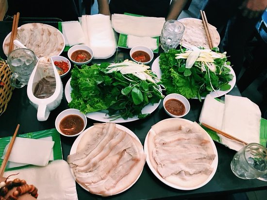 bánh tráng cuốn thịt heo bà mua - Hình 3