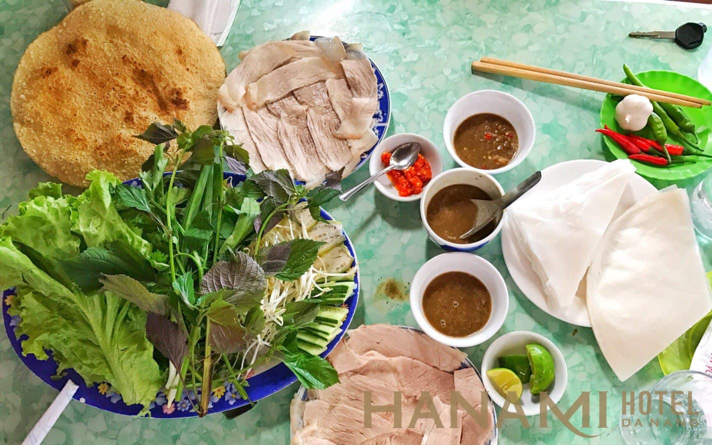 bánh tráng cuốn thịt heo bà mua - Hình 4