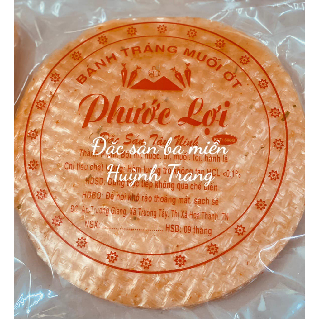 bánh tráng muối ớt tây ninh