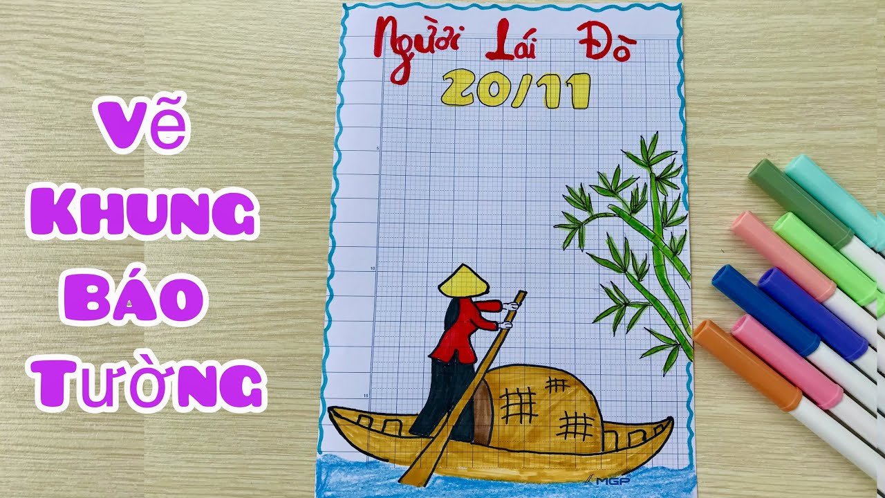 báo tường 20 11 người lái đò - Hình 2