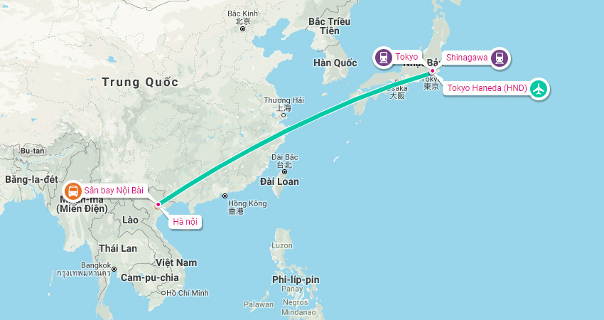 bay từ nhật về hà nội mất bao lâu - Hình 2