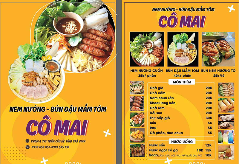 bún đậu mắm tôm 3 miền trà vinh - Hình 2