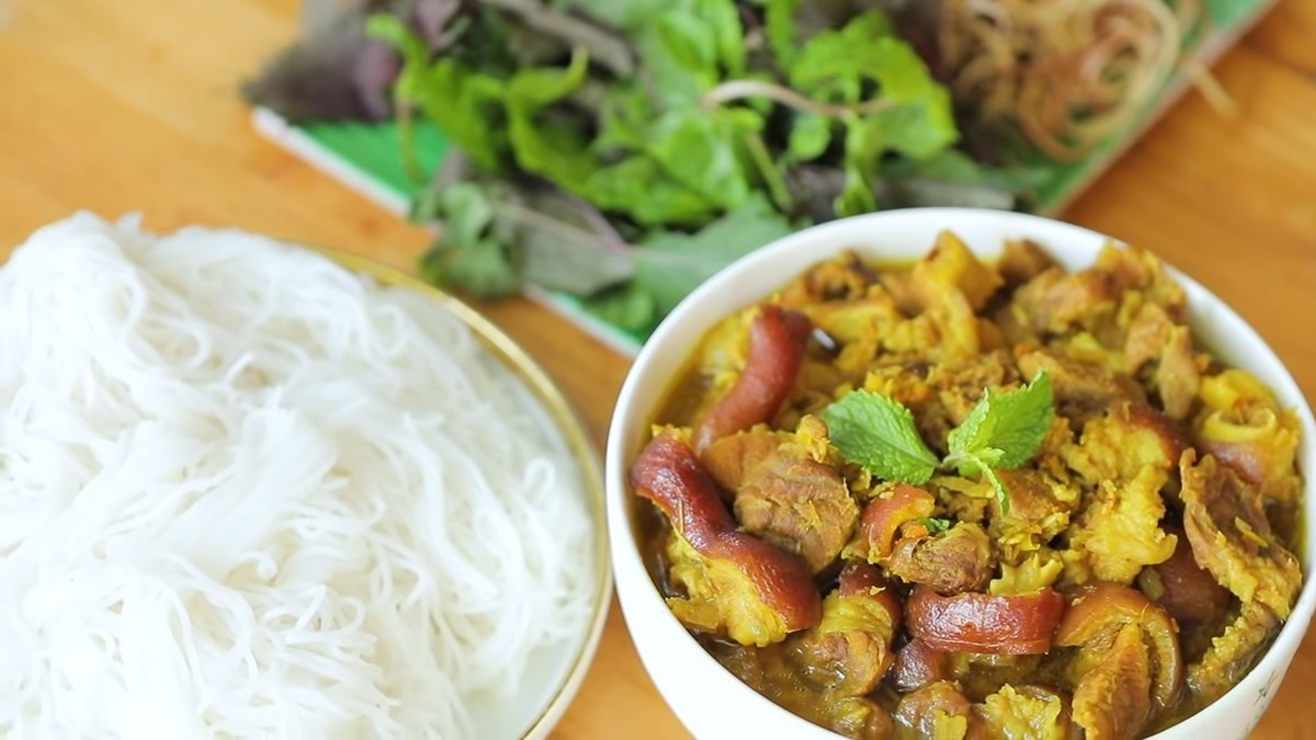bún đậu mắm tôm giả cầy - Hình 4