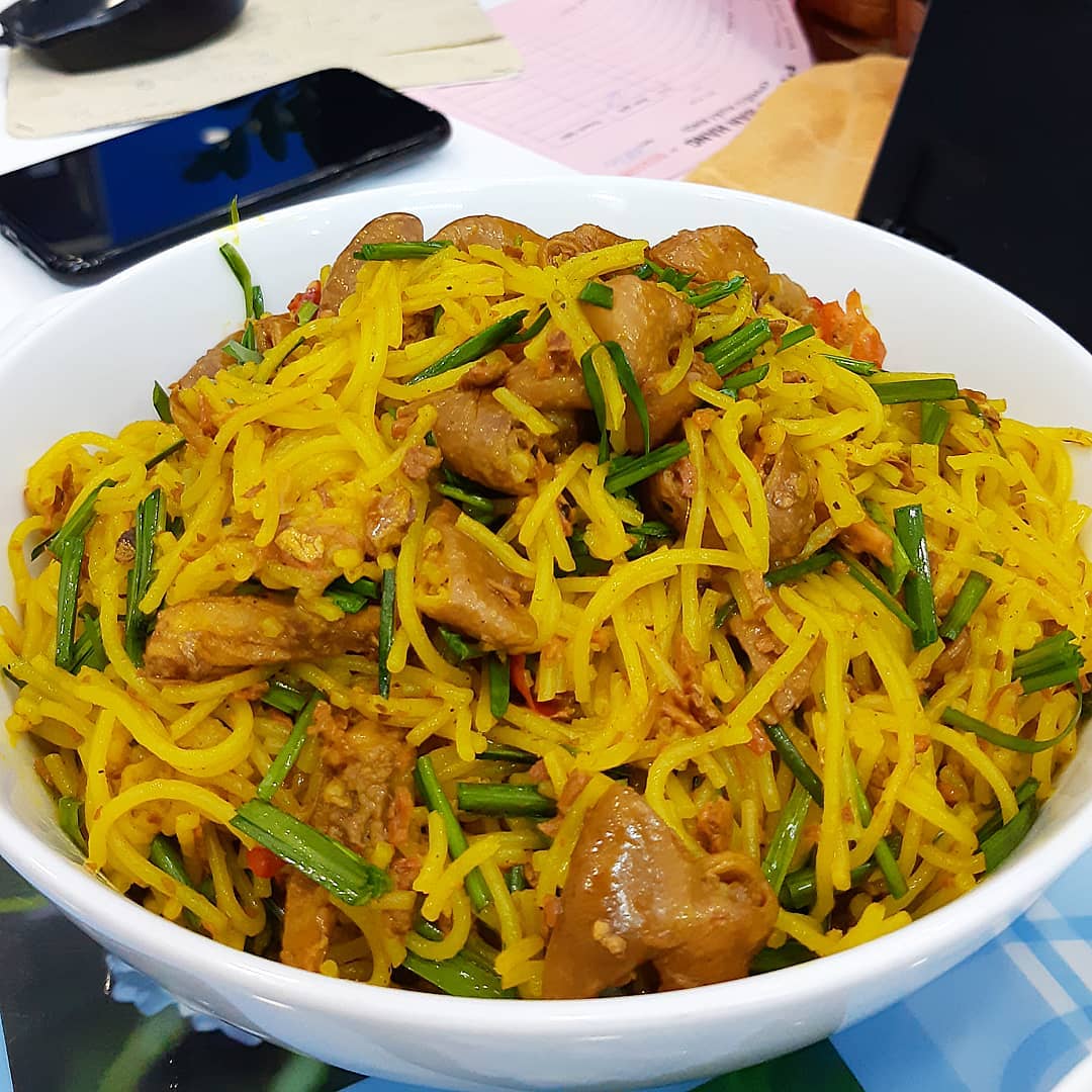 bún lòng xào nghệ đà nẵng - Hình 4