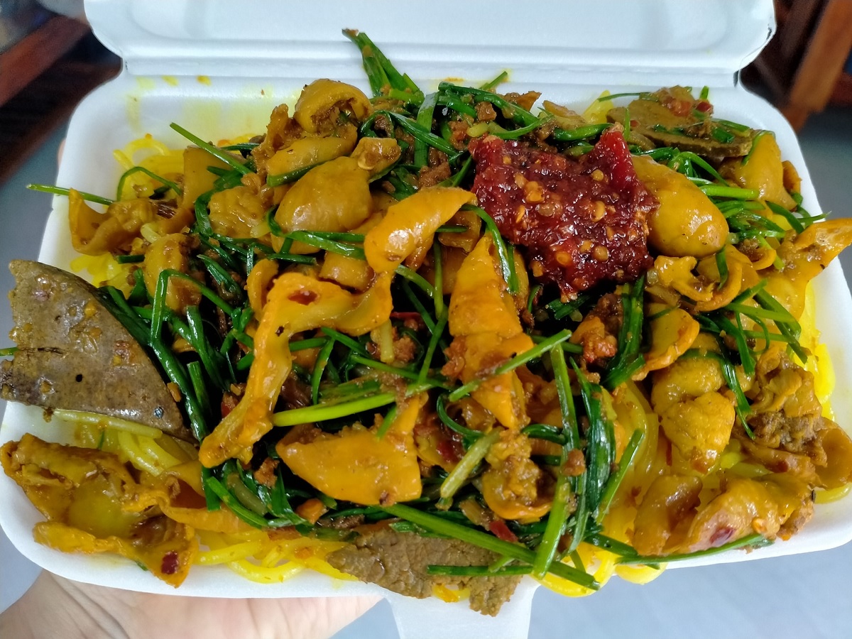 bún lòng xào nghệ đà nẵng - Hình 5