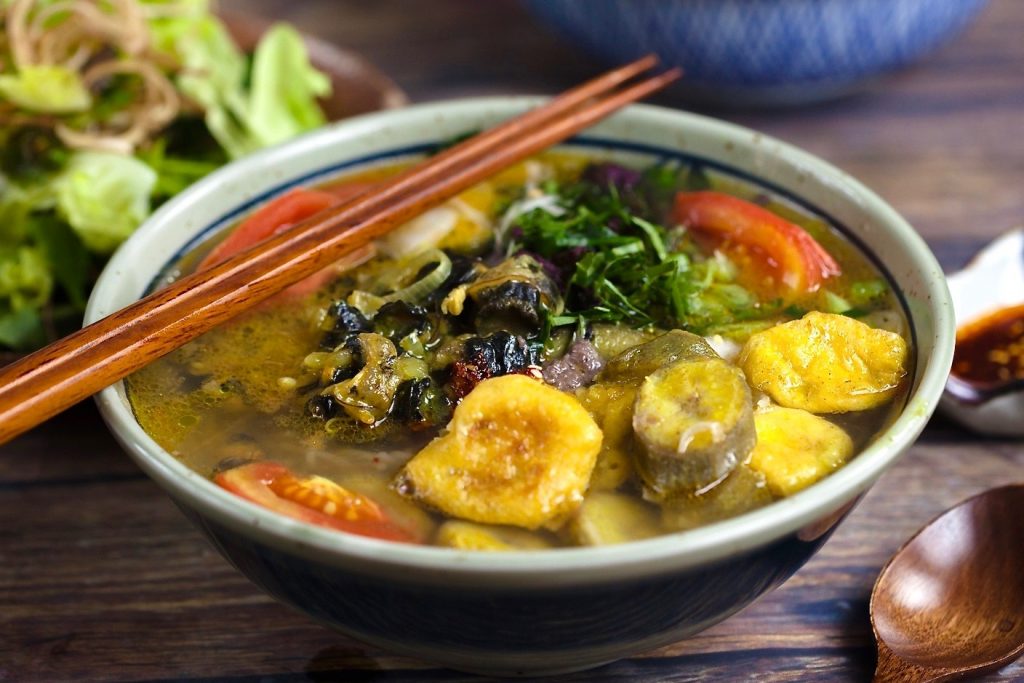 bún ốc chuối đậu hà nội - Hình 3
