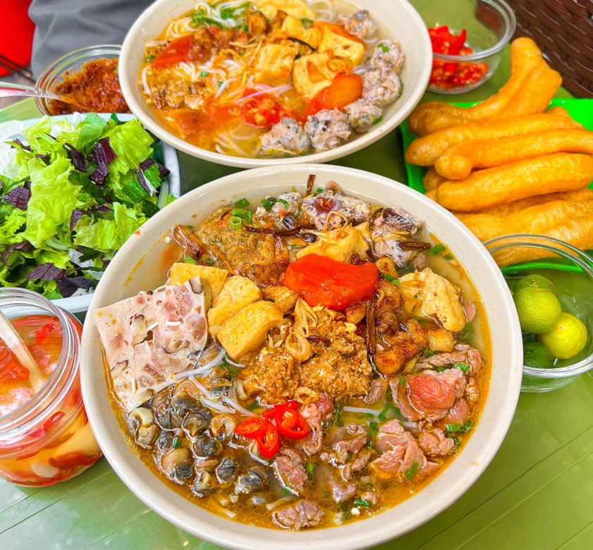 bún riêu cua ngon hà nội