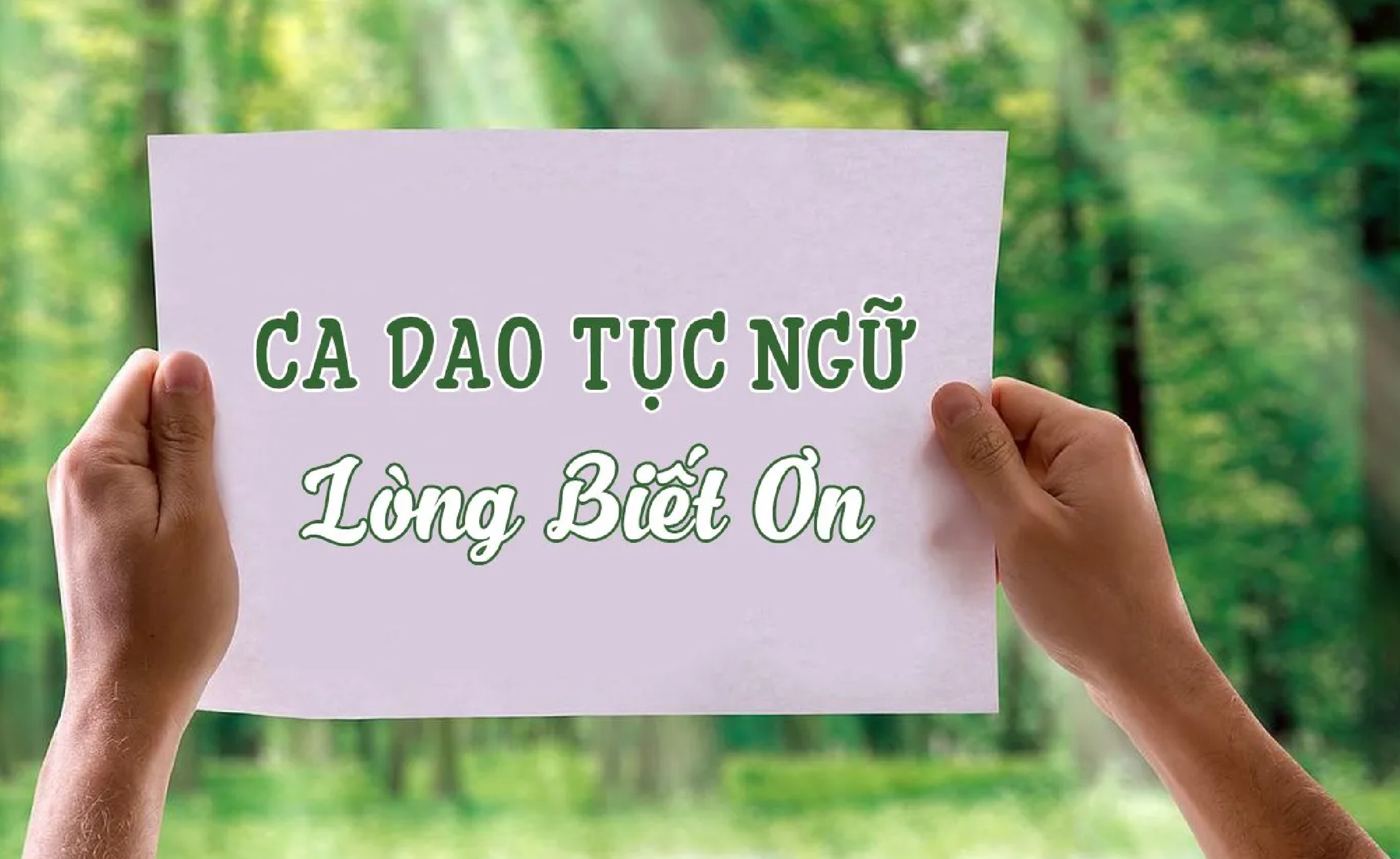 ca dao về lòng biết ơn - Hình 2