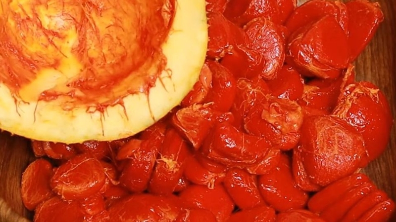cách chế biến gấc dùng dần - Hình 2