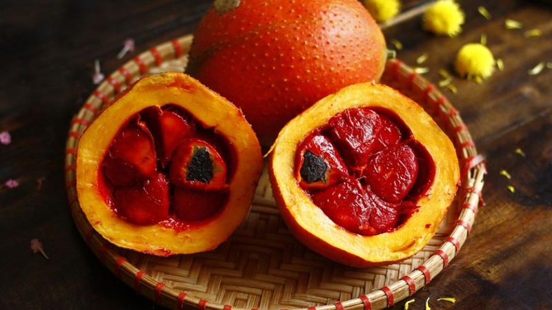 cách chế biến gấc dùng dần - Hình 3