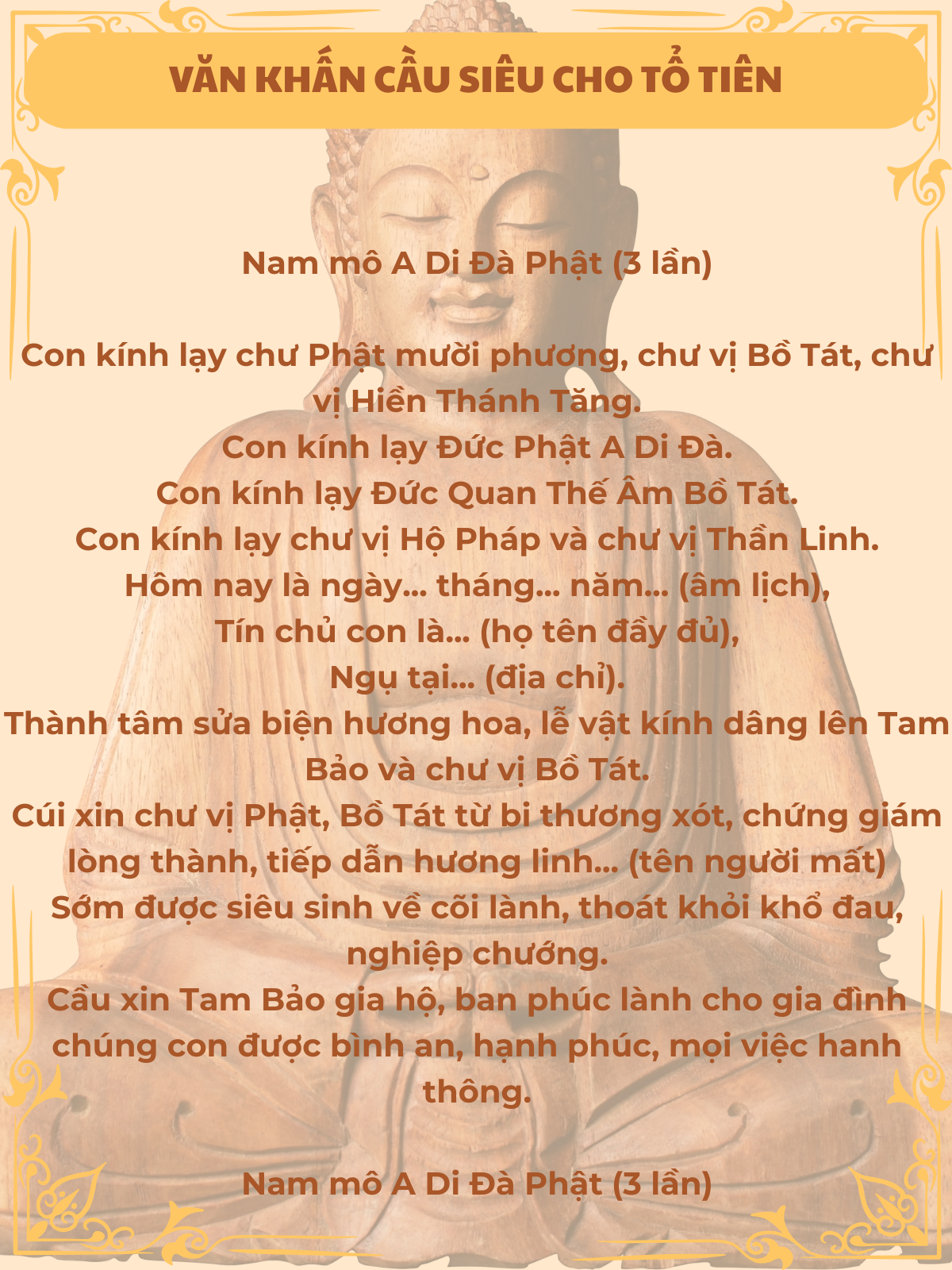 cách cúng cầu siêu tại nhà