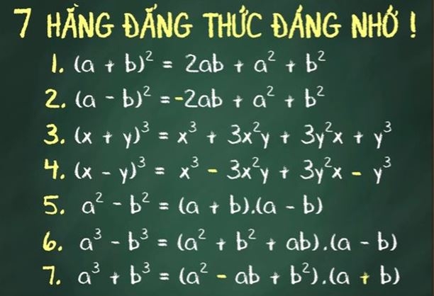 cách đọc 7 hằng đẳng thức đáng nhớ - Hình 2