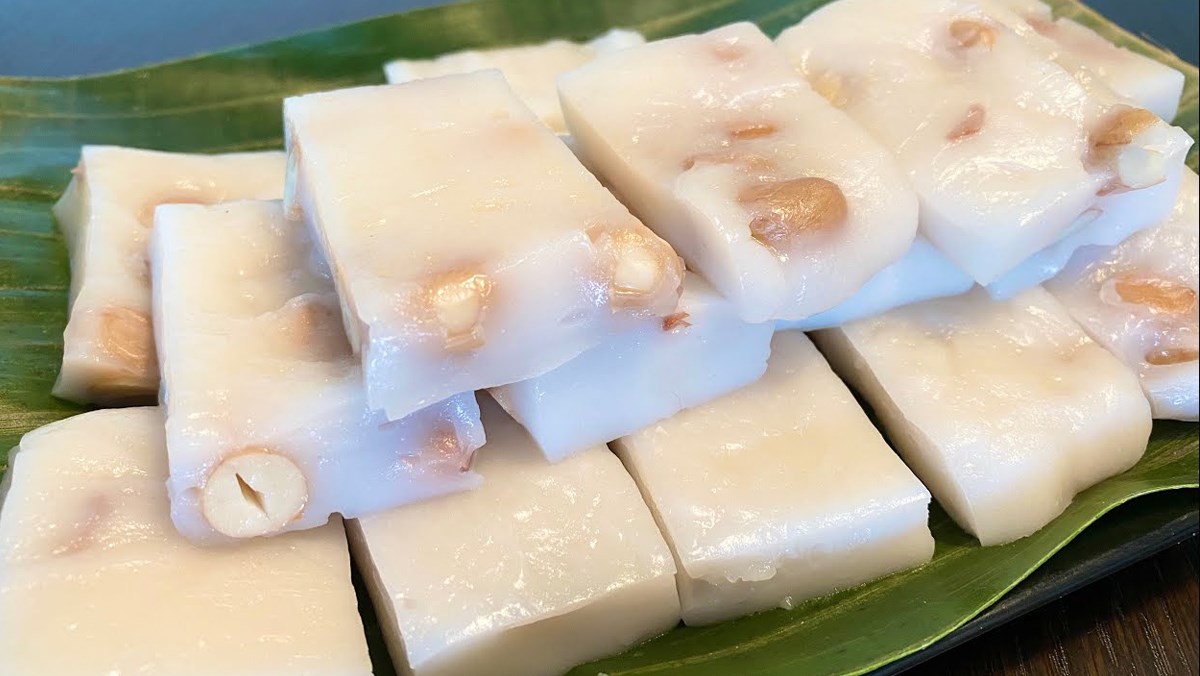 cách làm bánh đúc lạc miền bắc
