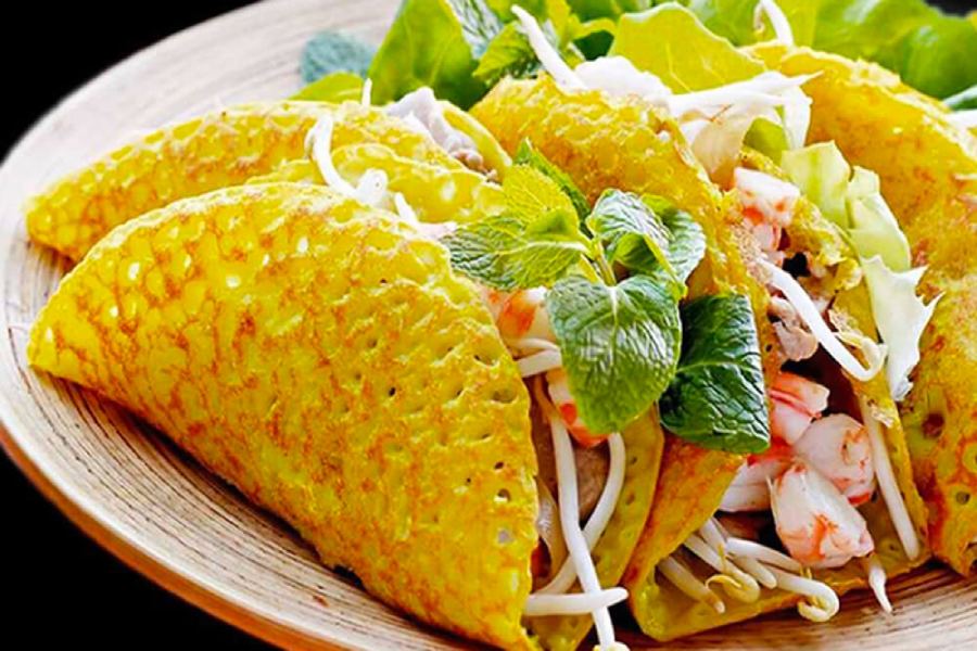 cách làm bánh xèo ngon giòn - Hình 5