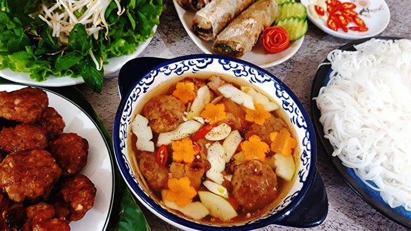 cách làm bún thịt nướng hà nội - Hình 3