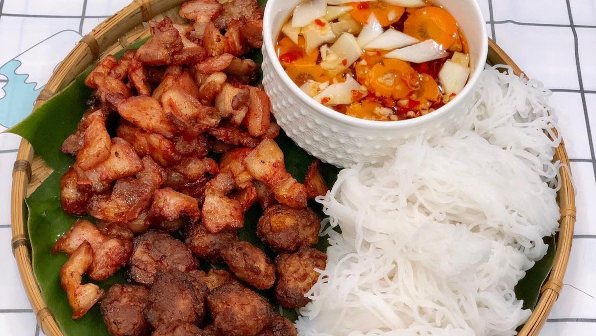 cách làm bún thịt nướng hà nội - Hình 5