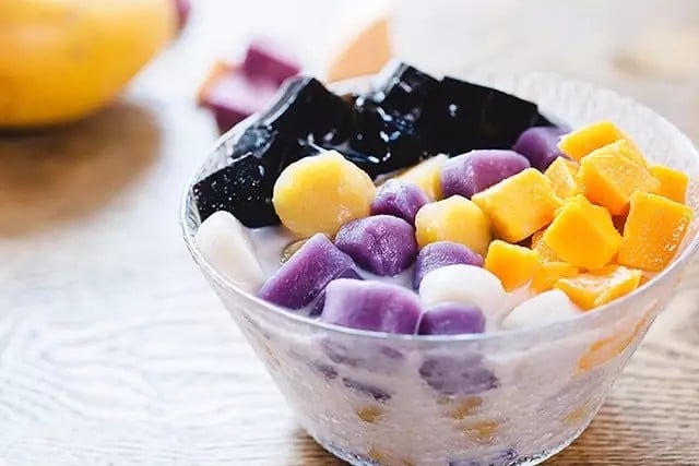 cách làm chè khoai dẻo sữa tươi - Hình 3
